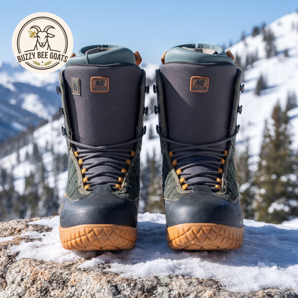 Burton Snowboard Boots Unisex Size 10.5 Synthetic Leather Winter Black